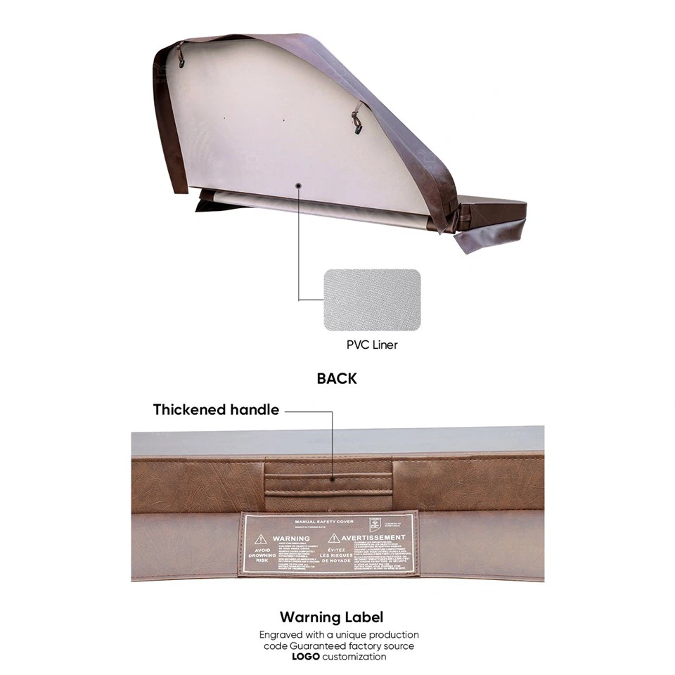 Brown Square Spa Cover price